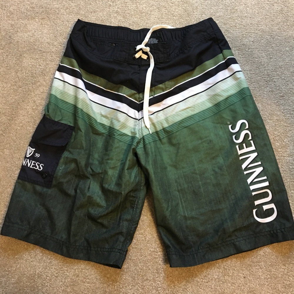 Guinness swim trunks