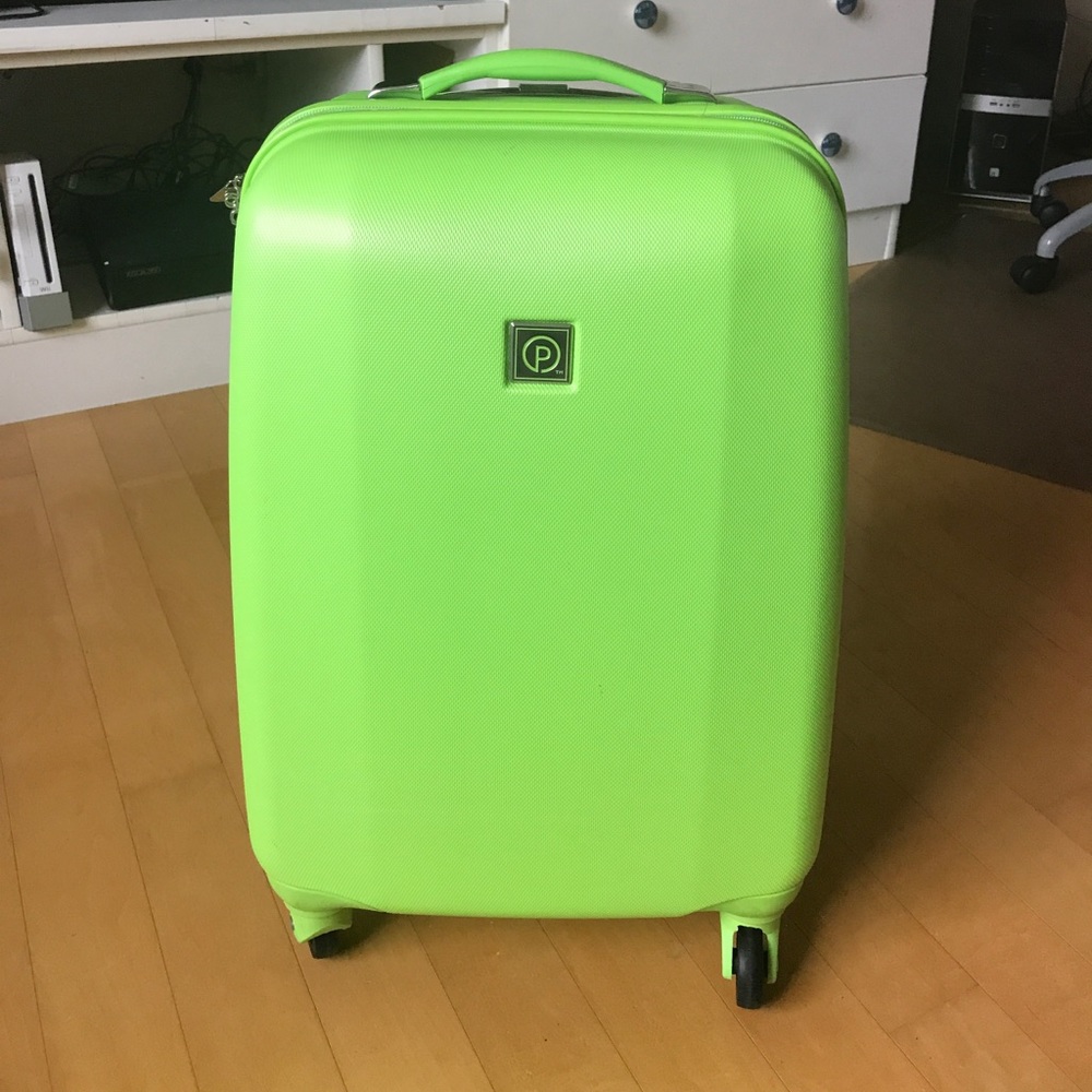 Carry on suitcase.