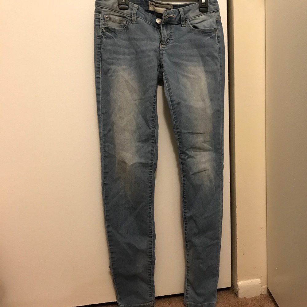 Light wash jeans