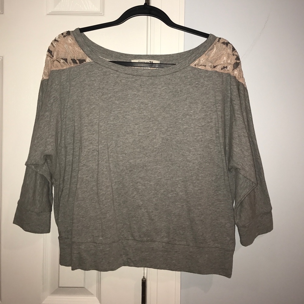 Forever 21 lace back sweater