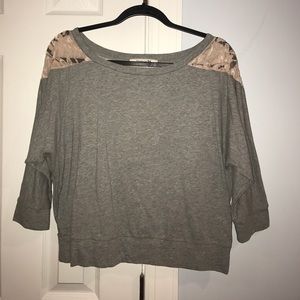 Forever 21 lace back sweater