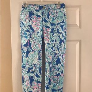 NWT Lilly Pulitzer Ankle Pant - Into the Deep