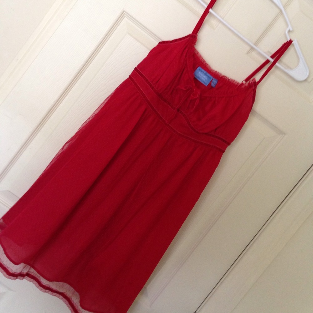 Vera Wang red gown/dress size M