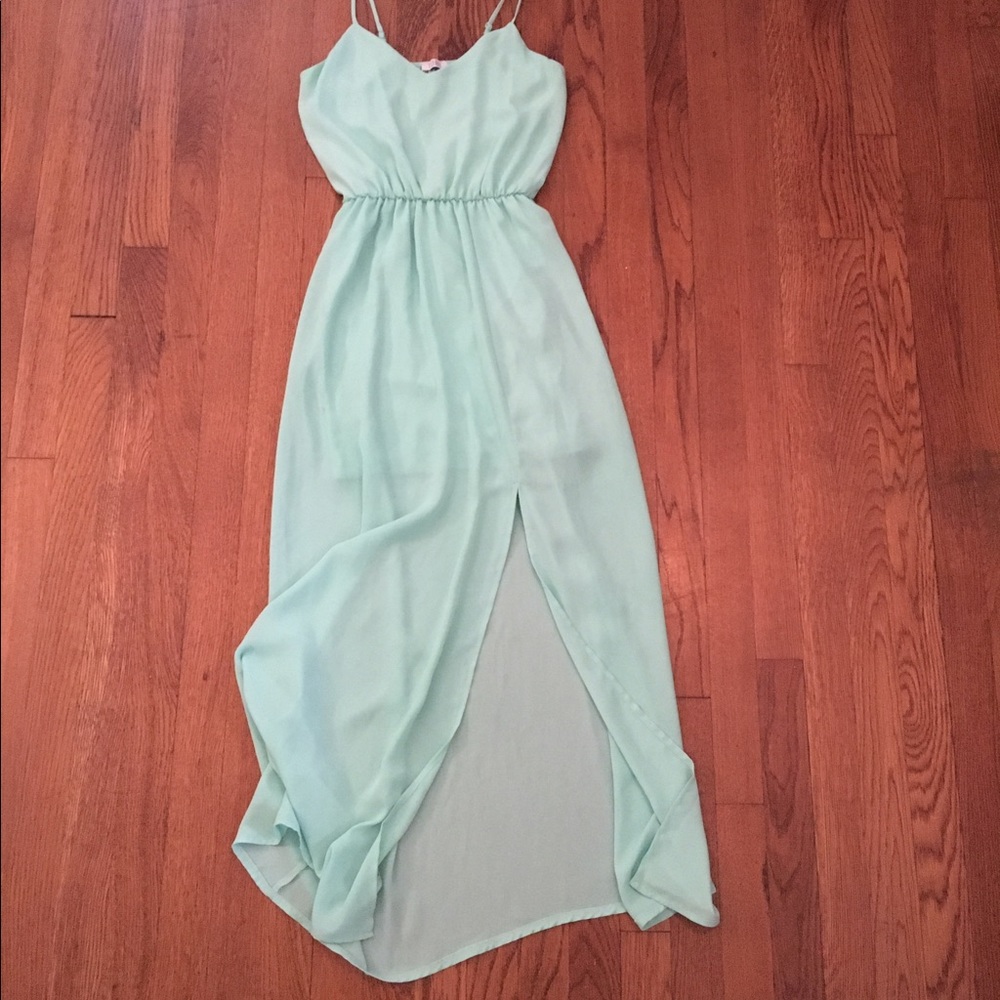 1 DAY SALE! tobi turquoise maxi dress