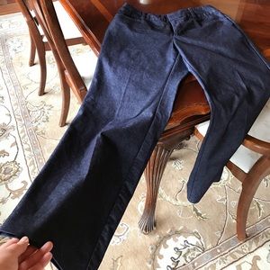 Denim dress trousers