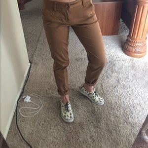 Tan pants women's 23