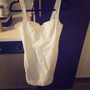 White summer work dress