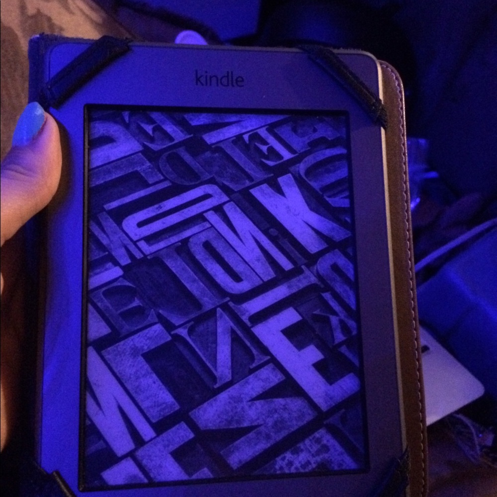 Kindle fire with case
