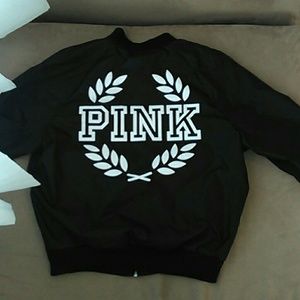 pink bomber jacket