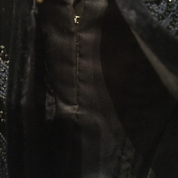 Victor Edelstein blue velvet bodice - Picture 4 of 4