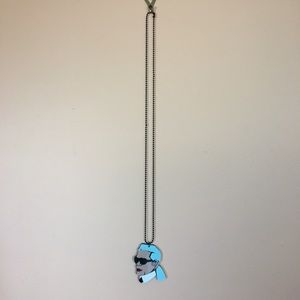 Karl Lagerfeld Plexi Face Necklace