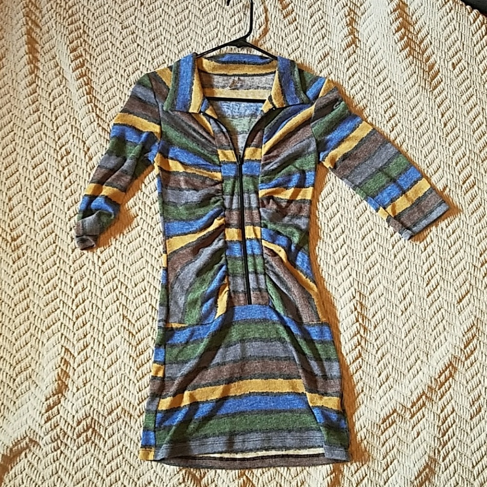 Zip up dress