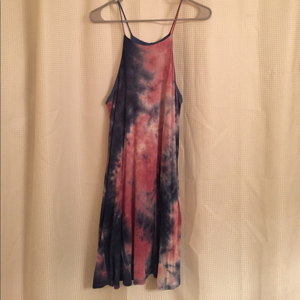NWOT tie dyed racerback dress M-L