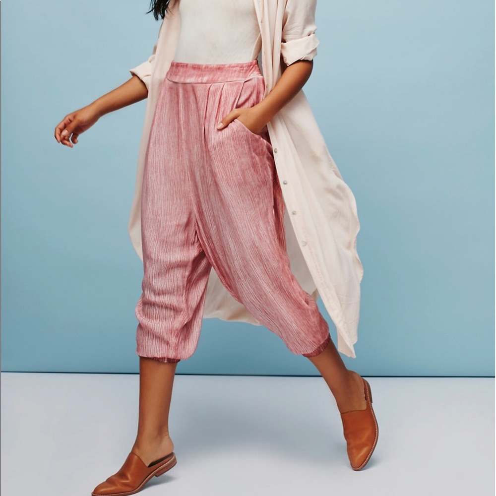 Free People Paradise Pant rose harem slouch
