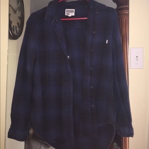 Navy flannel Vans Medium