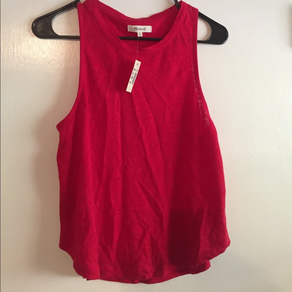 100% linen Madewell tank