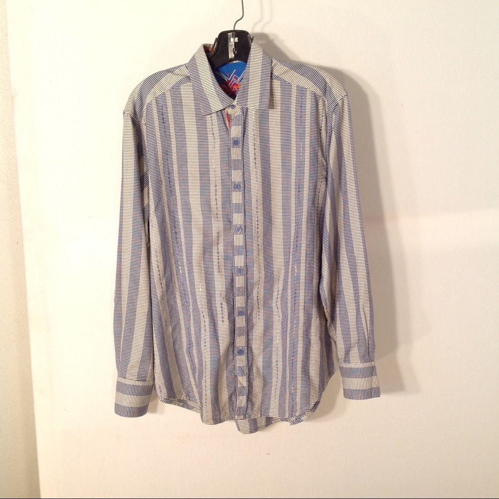 Robert Graham men's size med long sleeved shirt