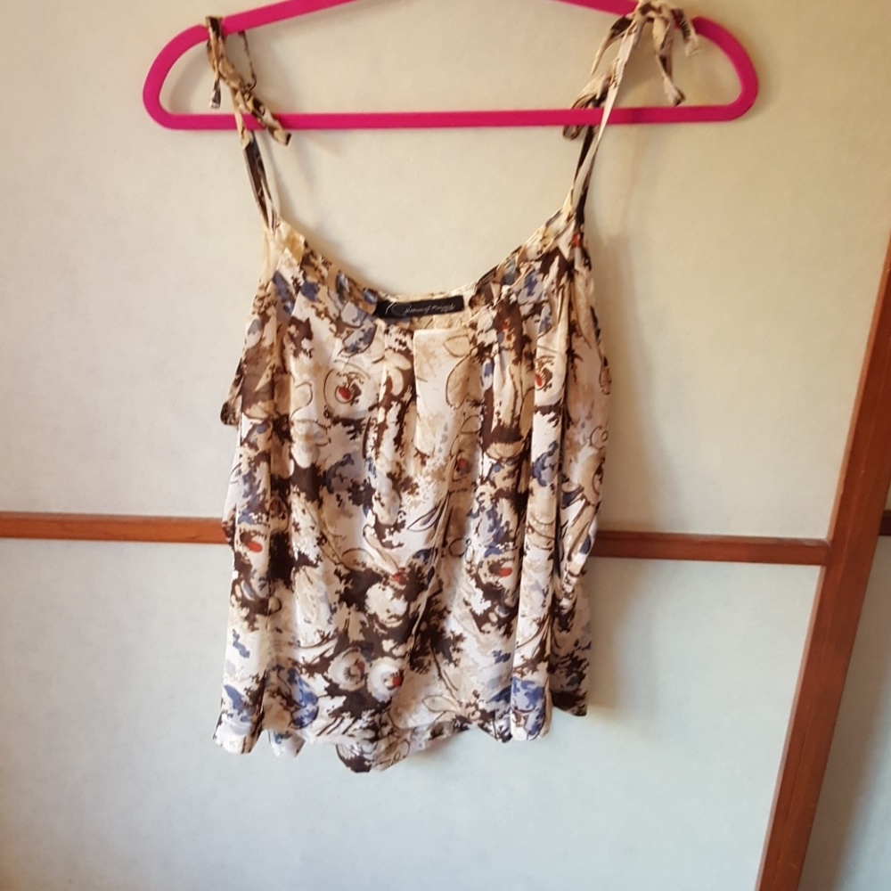 Patterson J Kincaid tie strap tank