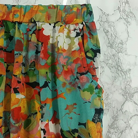 SALE***Colorful Flowers loose pants. Kids :) - Picture 2 of 4