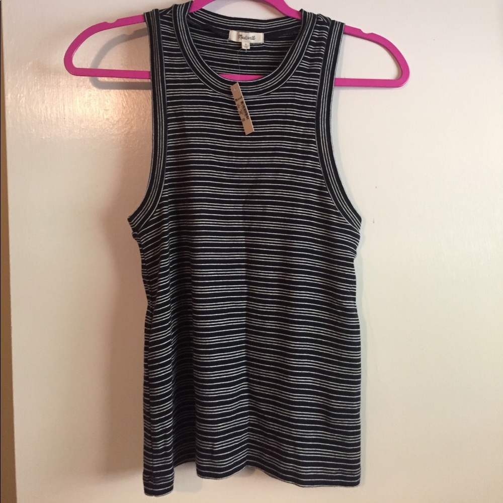 Madewell striped tank