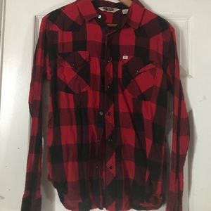 Thin flannel