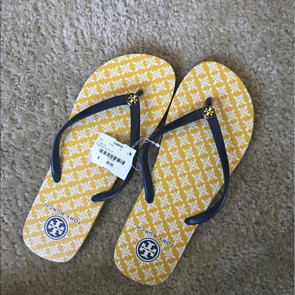 Tory burch flip flops