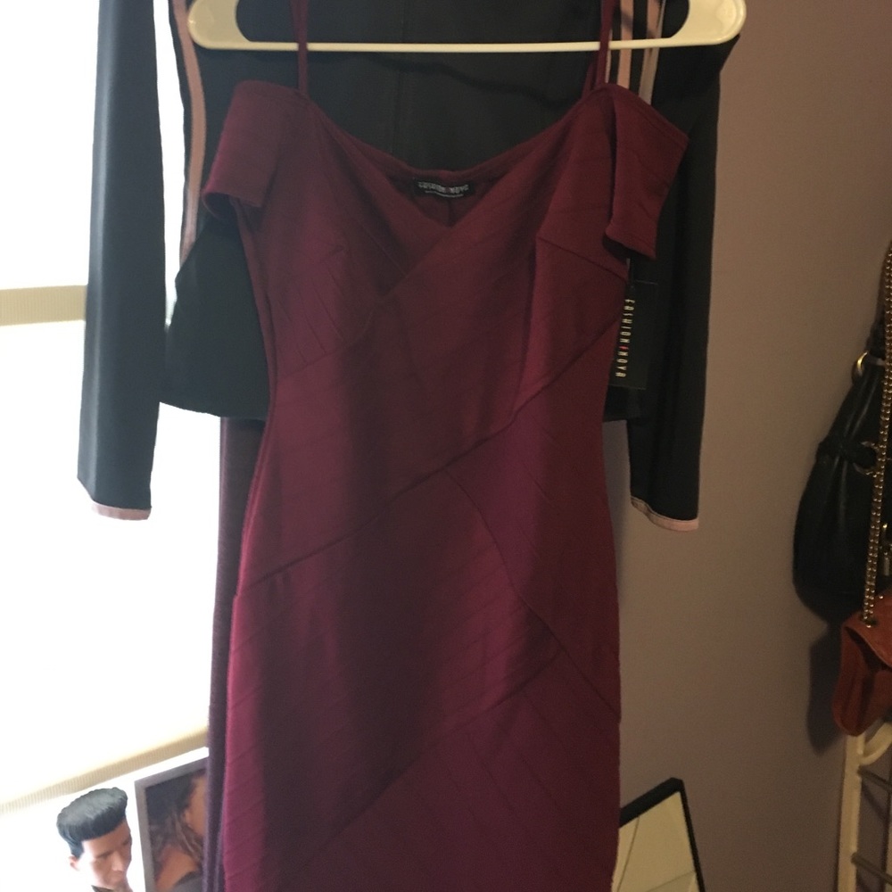 NWT Red bodycon dress from fashion nova