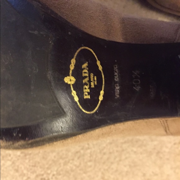 Suede Prada boots - Picture 3 of 3