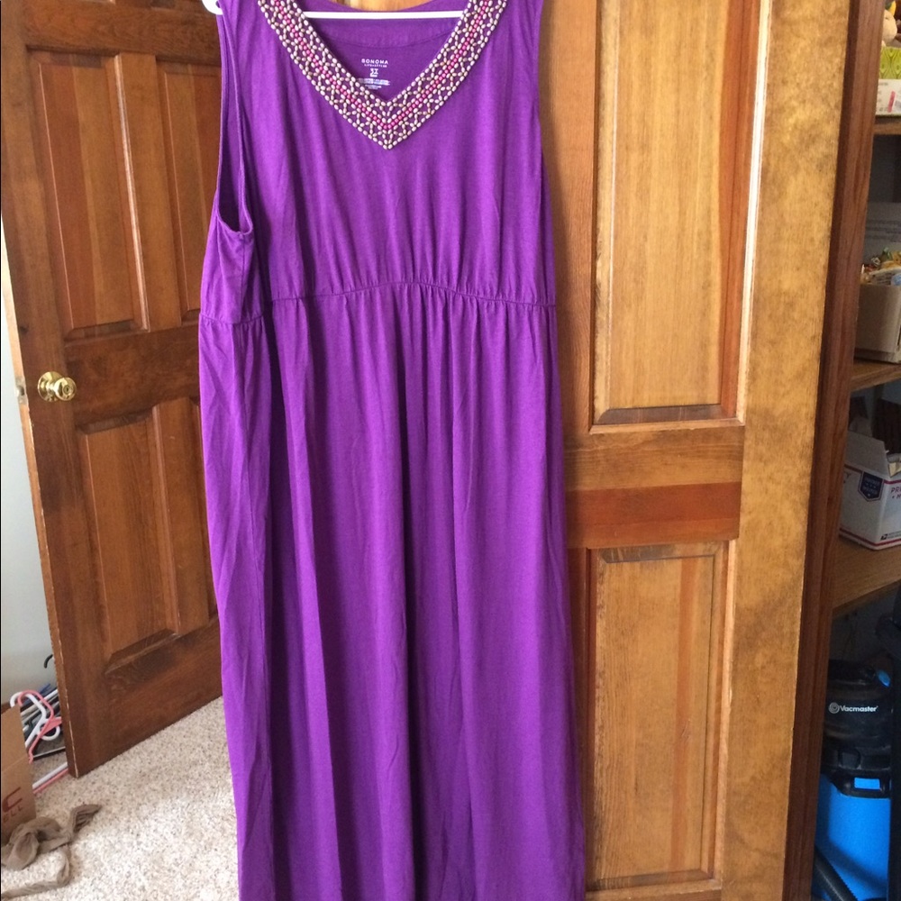 Maxi purple dress size 3X