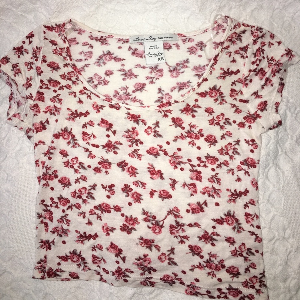 American Rag floral crop top