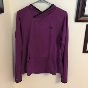 North Face long sleeve hooded shirt.