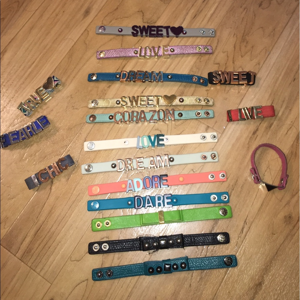 BCBG charm bracelets