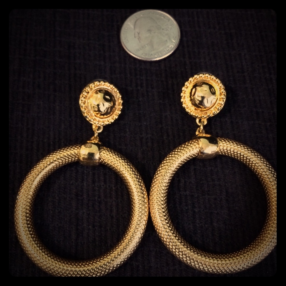Dangle Hoop Earrings