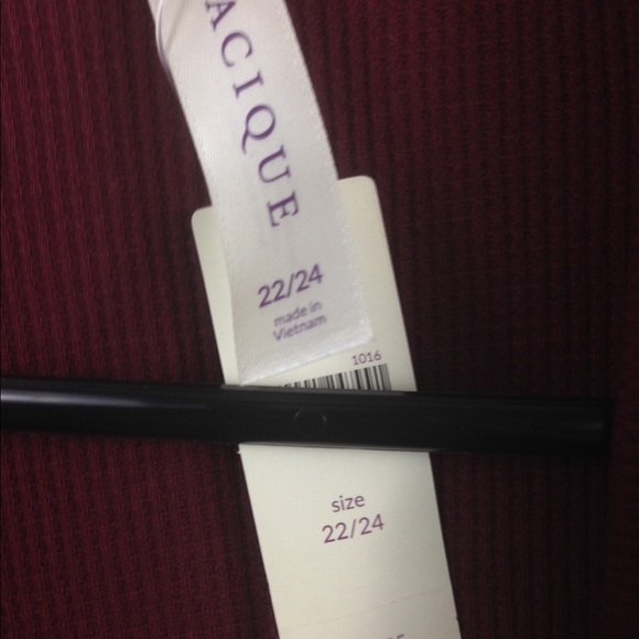 💔Sold! Lane Bryant Cacique Thermal Robe Plus Size - Picture 5 of 5