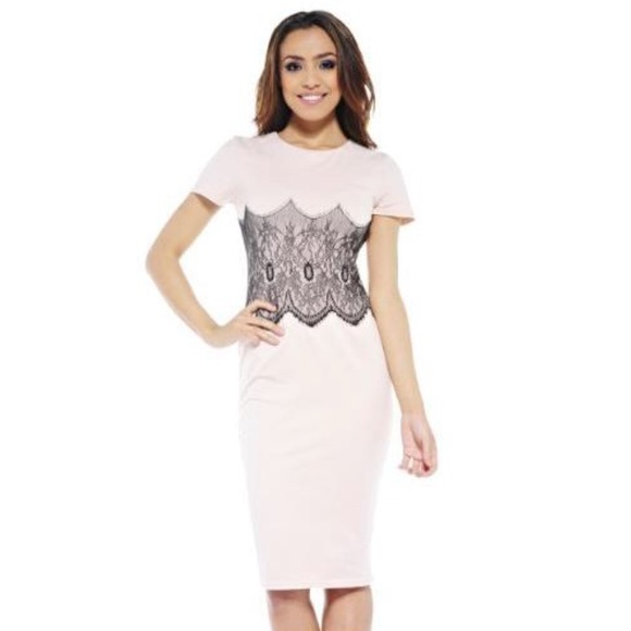 AX Paris Dresses & Skirts - lace waisted midi dress !