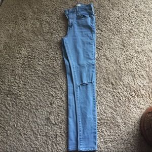 High rise skinny jeans 25