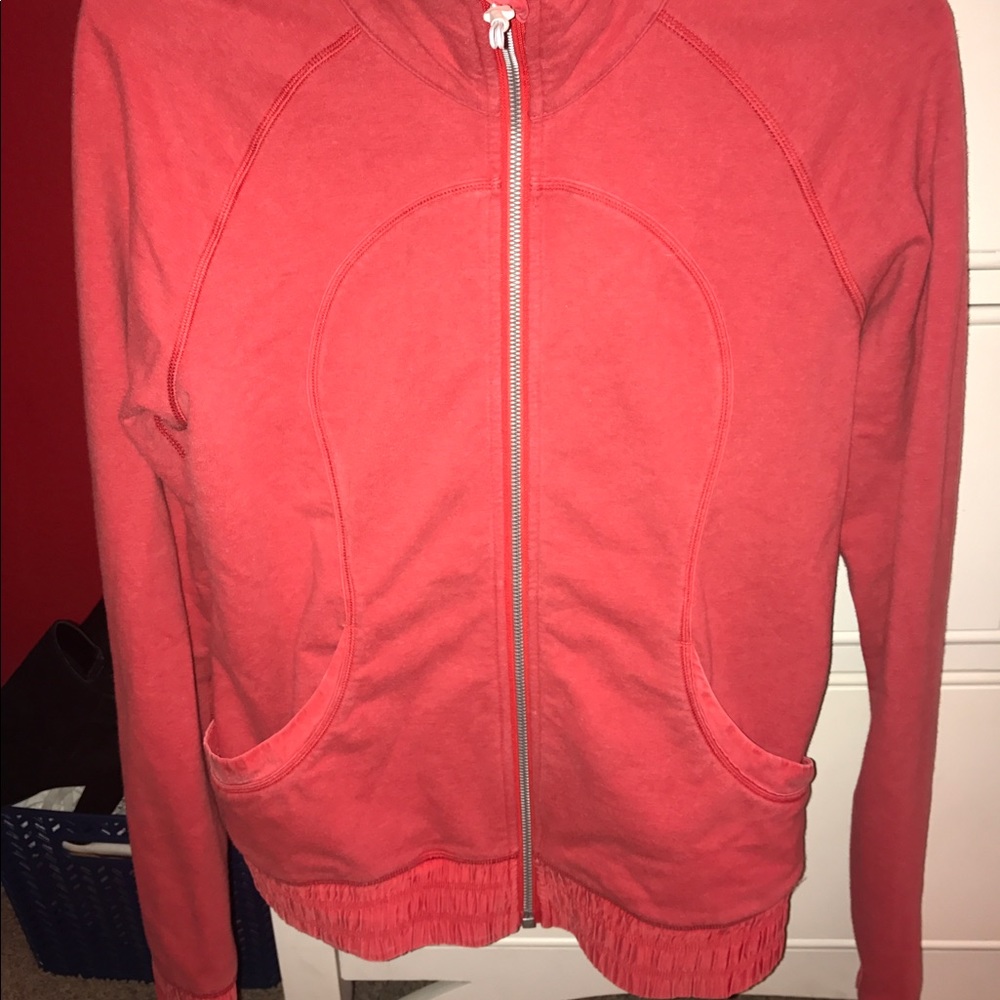Red LuluLemon jacket