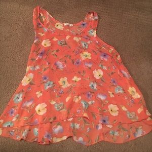 Floral tank top