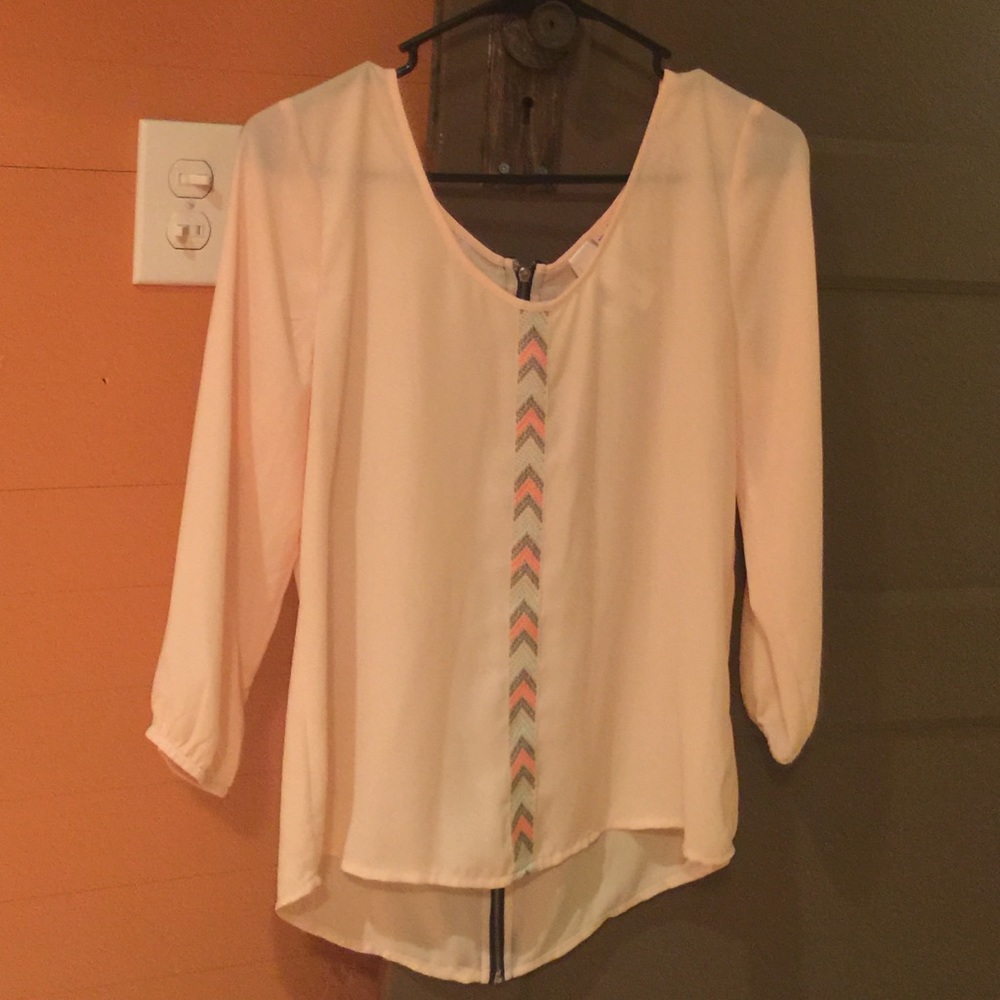 Pink Tribal Blouse