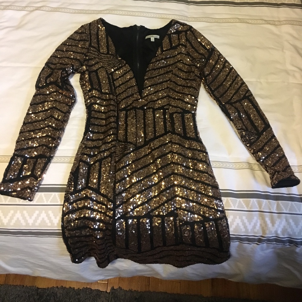 Charlotte Russe Sparkling Sequin Dress