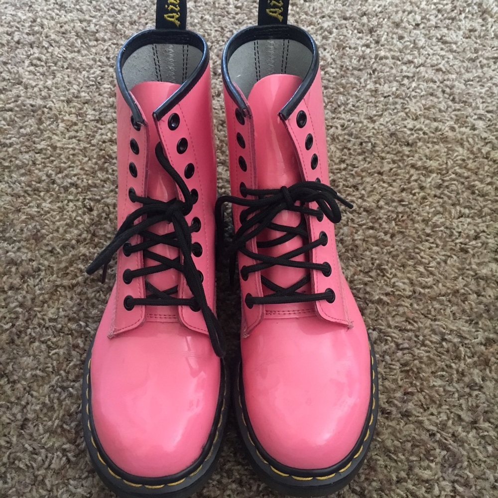 Pink Doc Marten Boots