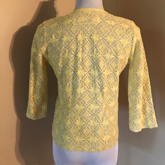 Anthro Field Flower Cardi/Top - Picture 3 of 4