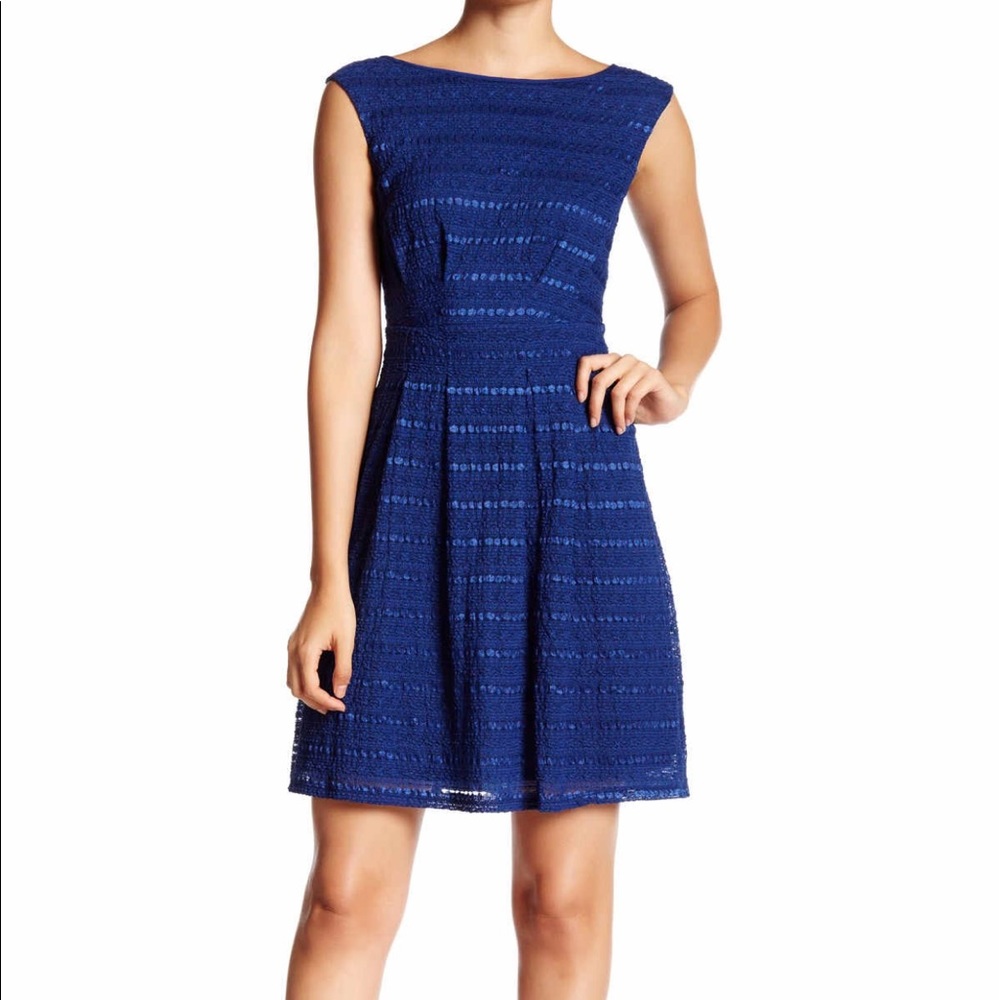Adrianna Papell Petite Fit & Flare Dress