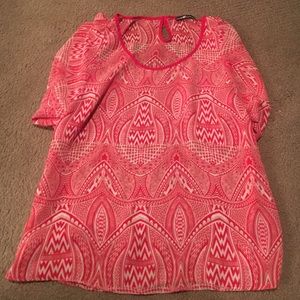 Red blouse