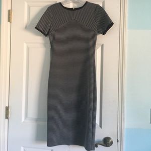 Bar III Striped Midi Dress