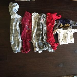 Bundle of Fleece sleepers/footies