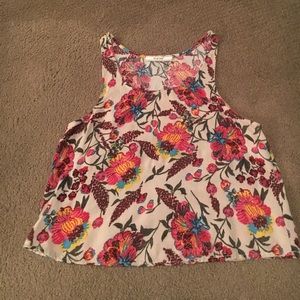 Floral tank top
