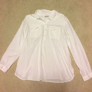 Gap Maternity White Blouse