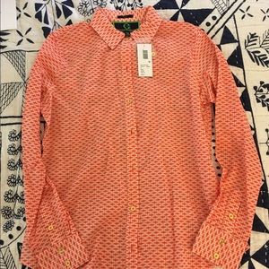 Super Cute Orange collared shirt