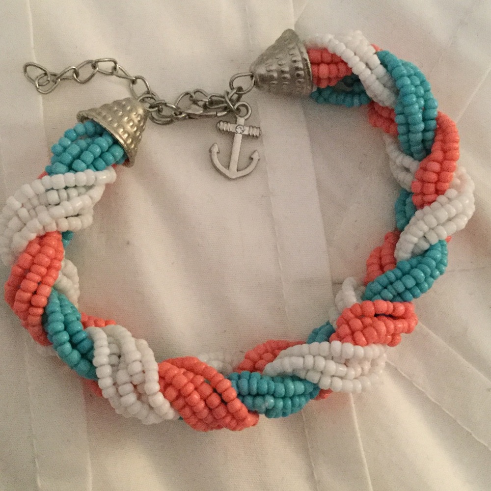 Beaded braided bracelet